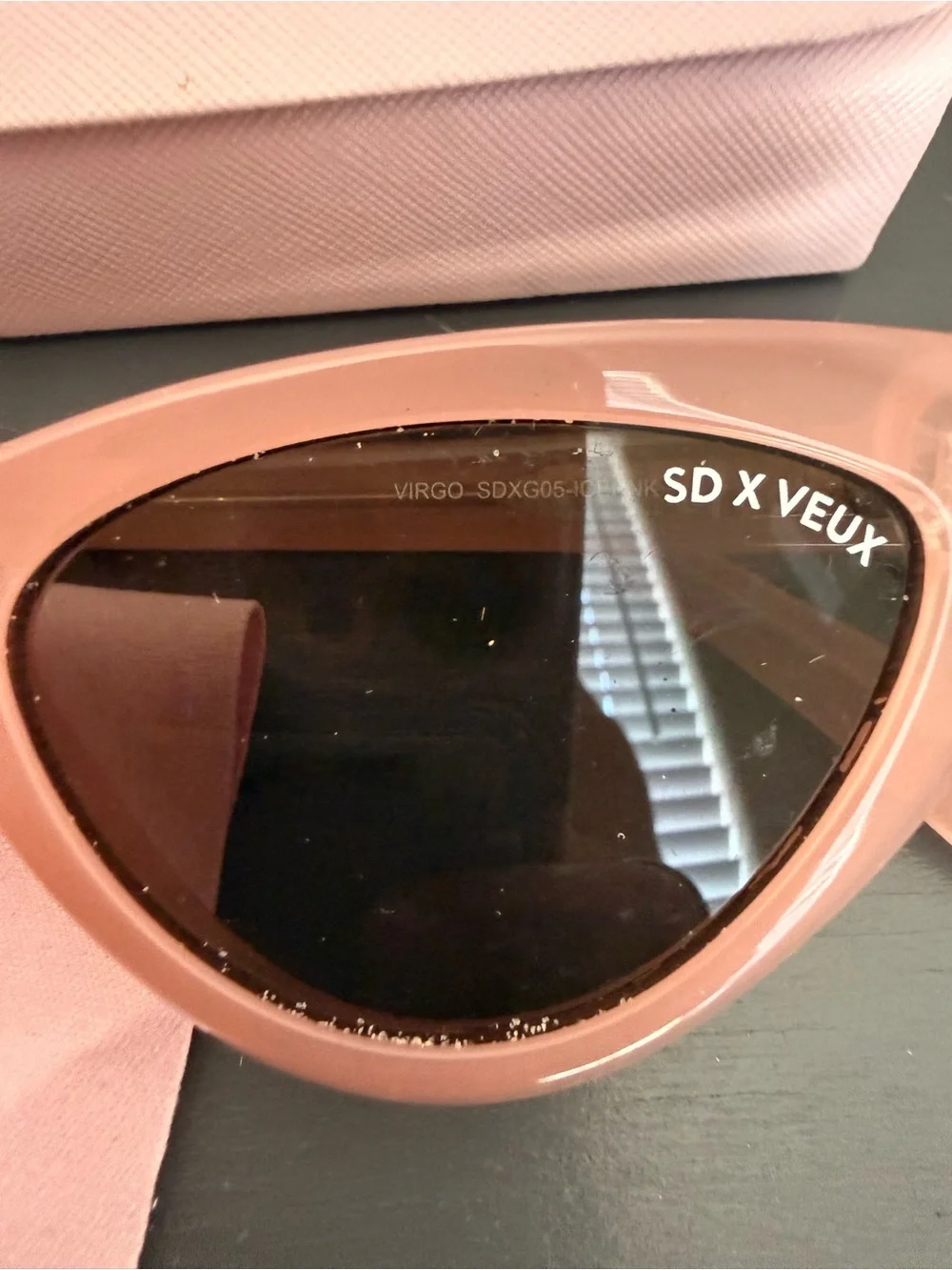 Sarah’s Day x Veux Pink Cat-Eye Sunglasses
